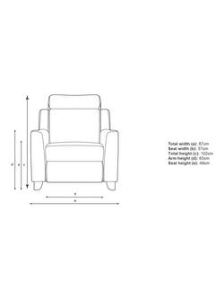 Parker Knoll Bodella Armchair - view 2, Contour Sunset