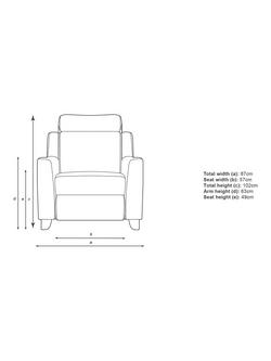 Parker Knoll Bodella Armchair - view 2, Plush Rust