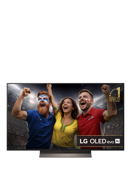 LG OLED48C56LB (2025) OLED evo HDR 4K Ultra HD Smart AI TV, 48 inch with Dolby Atmos, Umber Brown, Black