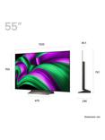 LG OLED55C56LB (2025) OLED HDR 4K Ultra HD Smart TV, 55 inch with Dolby Atmos, Umber Brown