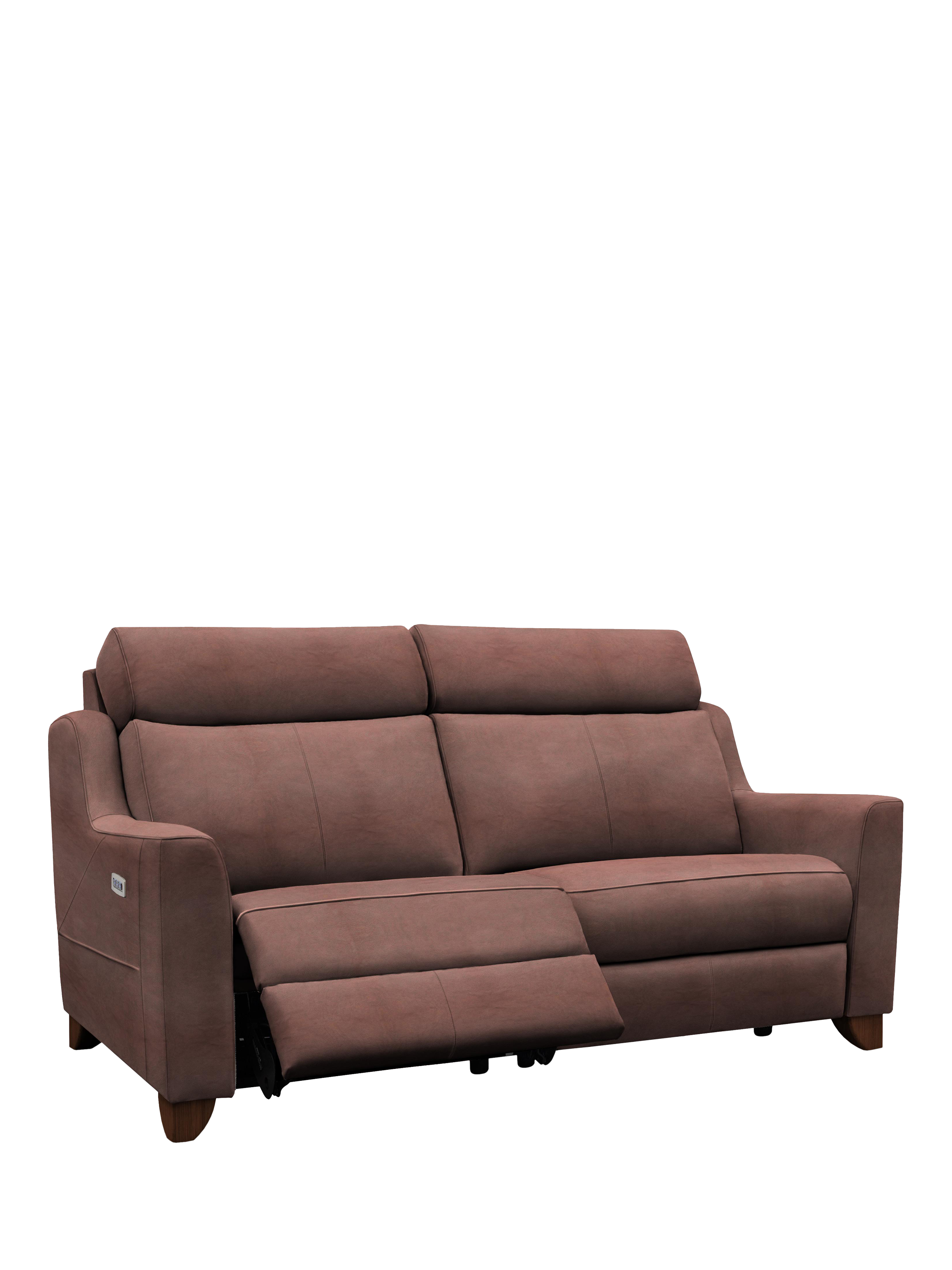 Bodella Range, Parker Knoll Bodella Large 2 Seater Leather Power Recliner Sofa, Dallas Dark Brown