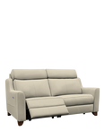 Parker Knoll Bodella Large 2 Seater Leather Power Recliner Sofa, Madri Dove