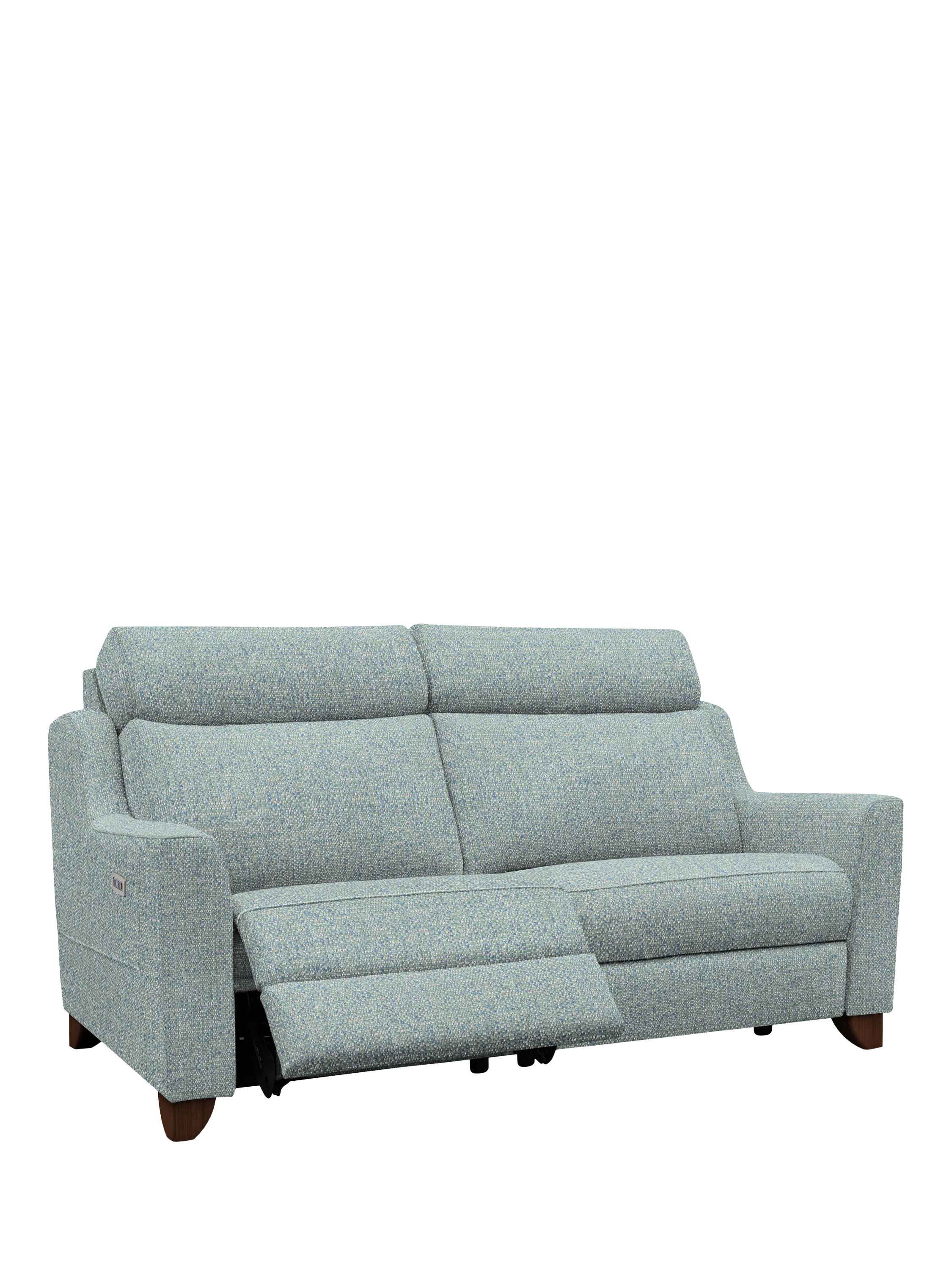 Bodella Range, Parker Knoll Bodella Large 2 Seater Power Recliner Sofa, Edith Easy Clean Aqua