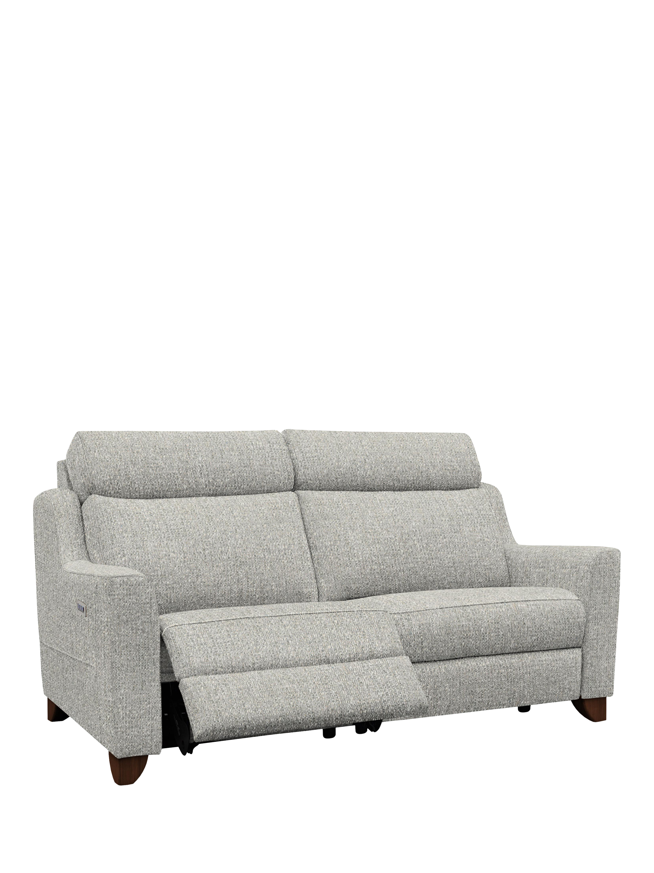 Bodella Range, Parker Knoll Bodella Large 2 Seater Power Recliner Sofa, Edith Easy Clean Silver