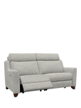 Parker Knoll Bodella Large 2 Seater Power Recliner Sofa, Edith Easy Clean Silver