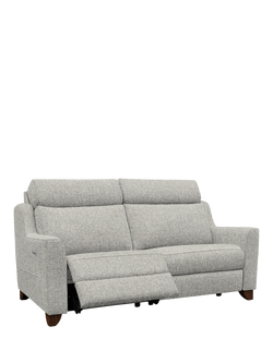 Parker Knoll Bodella Large 2 Seater Power Recliner Sofa, Edith Easy Clean Silver