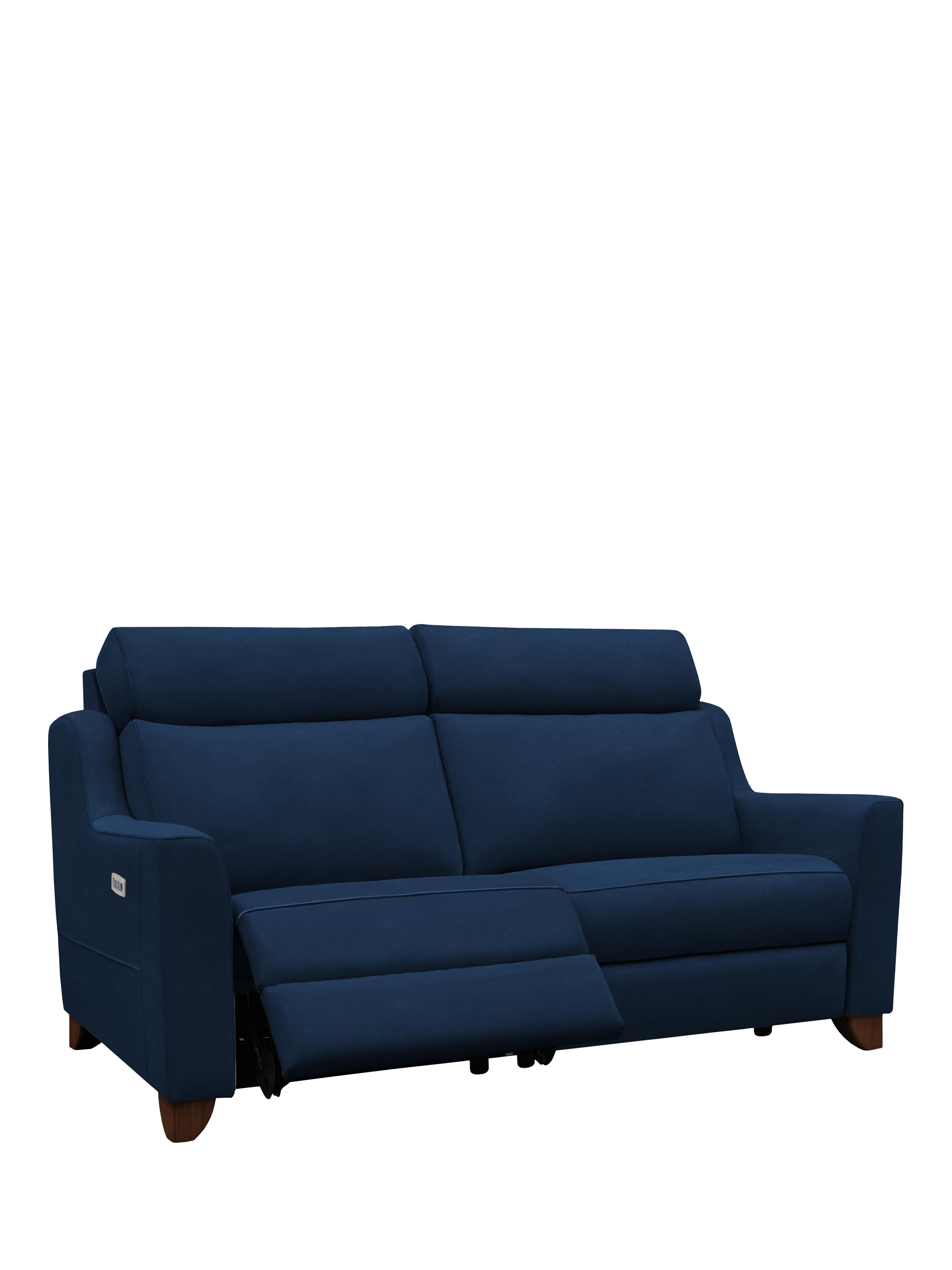 Bodella Range, Parker Knoll Bodella Large 2 Seater Power Recliner Sofa, Velvet Navy