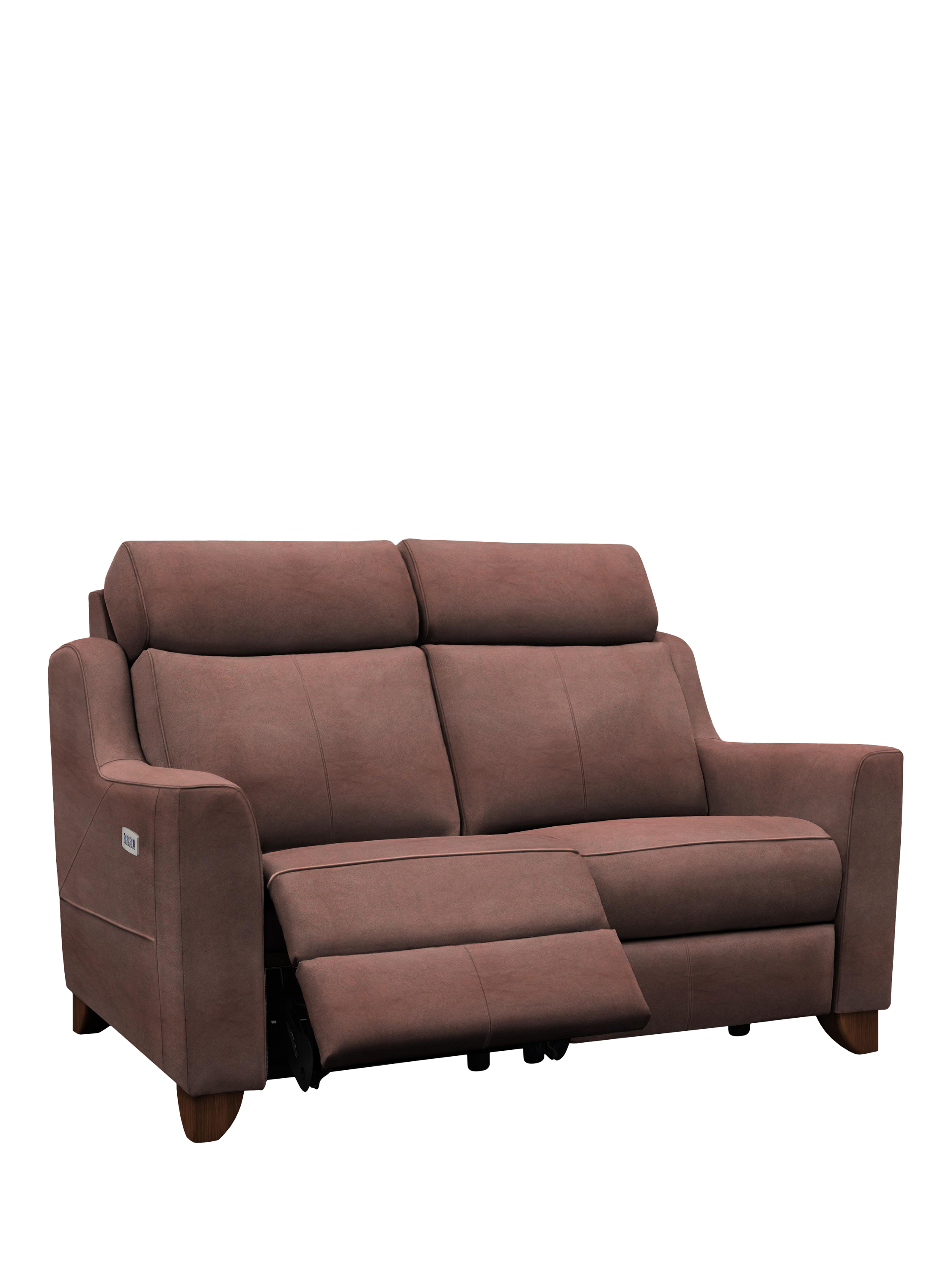 Bodella Range, Parker Knoll Bodella Medium 2 Seater Leather Power Recliner Sofa, Dallas Dark Brown