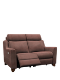 Parker Knoll Bodella Medium 2 Seater Leather Power Recliner Sofa, Dallas Dark Brown