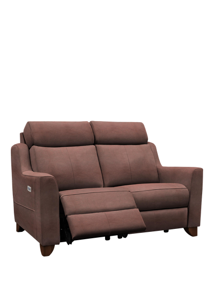 Parker Knoll Bodella Medium 2 Seater Leather Power Recliner Sofa, Dallas Dark Brown
