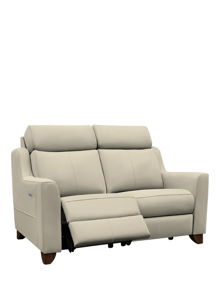 Parker Knoll Bodella Medium 2 Seater Leather Power Recliner Sofa, Madri Dove