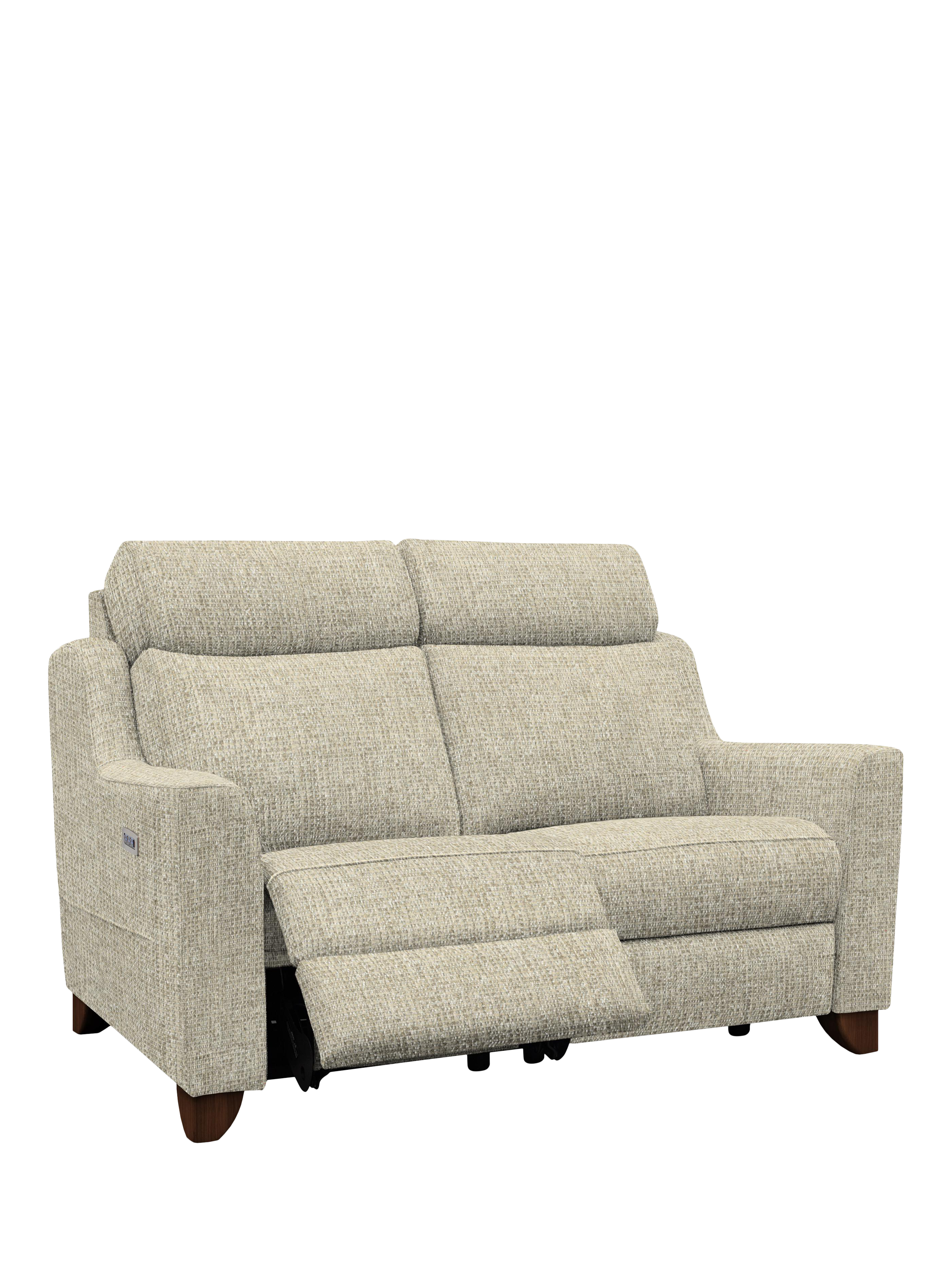 Bodella Range, Parker Knoll Bodella Medium 2 Seater Power Recliner Sofa, Edith Easy Clean Natural