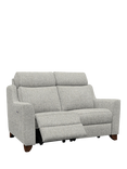 Parker Knoll Bodella Medium 2 Seater Power Recliner Sofa, Edith Easy Clean Silver