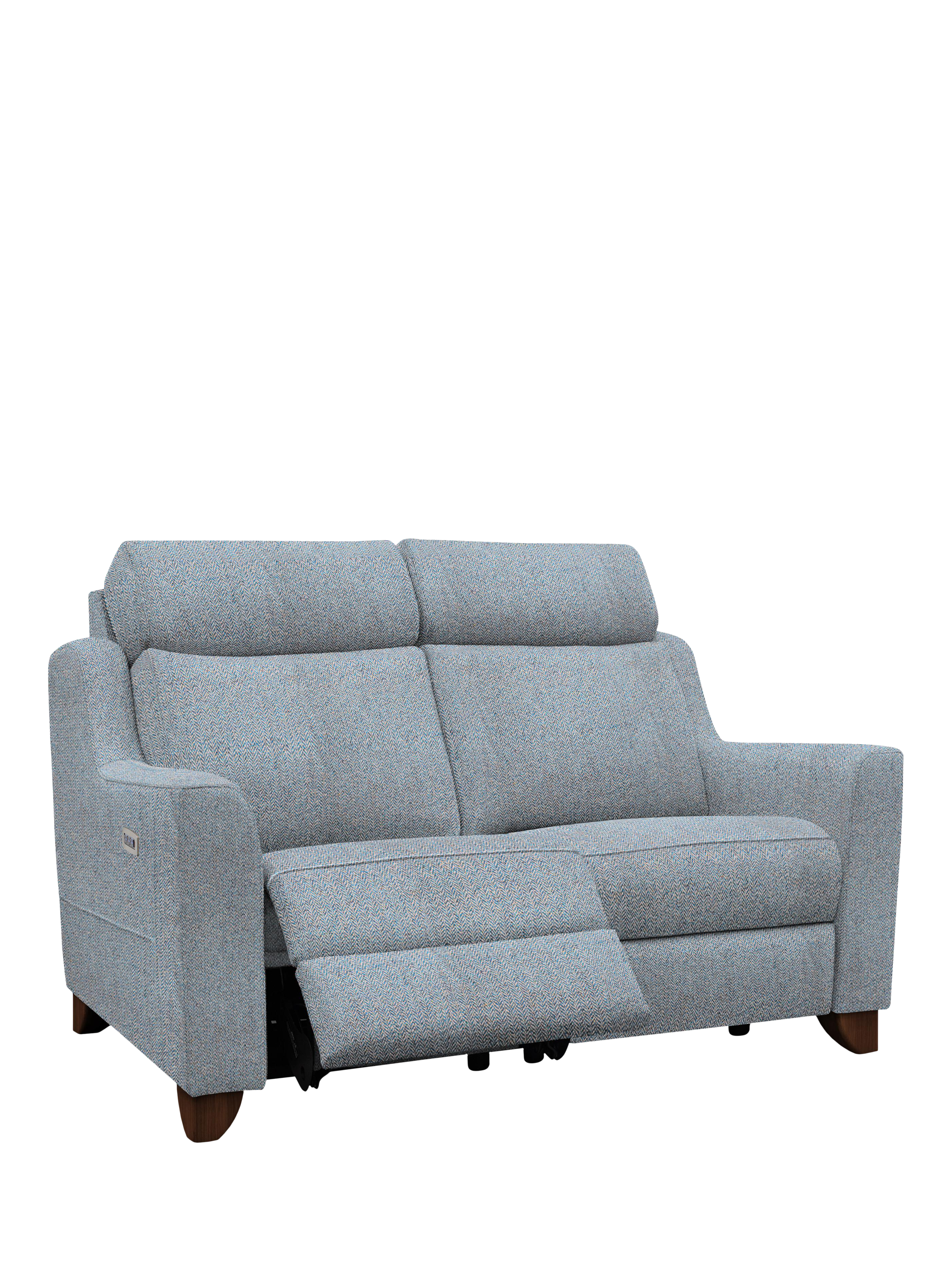 Bodella Range, Parker Knoll Bodella Medium 2 Seater Power Recliner Sofa, Contour Pacific
