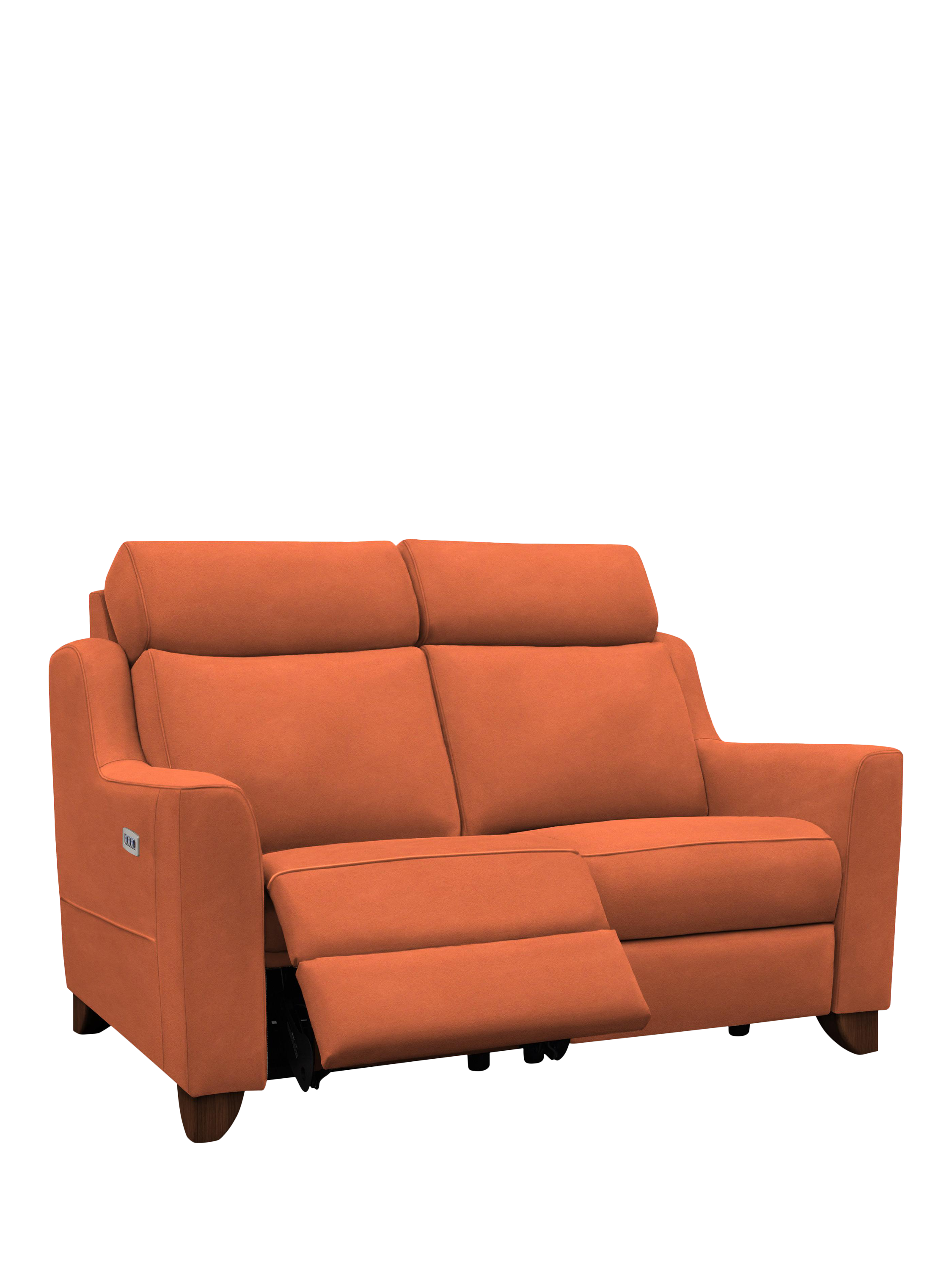 Bodella Range, Parker Knoll Bodella Medium 2 Seater Power Recliner Sofa, Velvet Rust