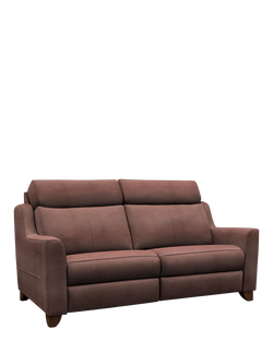 Parker Knoll Bodella Large 2 Seater Leather Sofa, Dallas Dark Brown