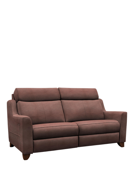 Parker Knoll Bodella Large 2 Seater Leather Sofa, Dallas Dark Brown