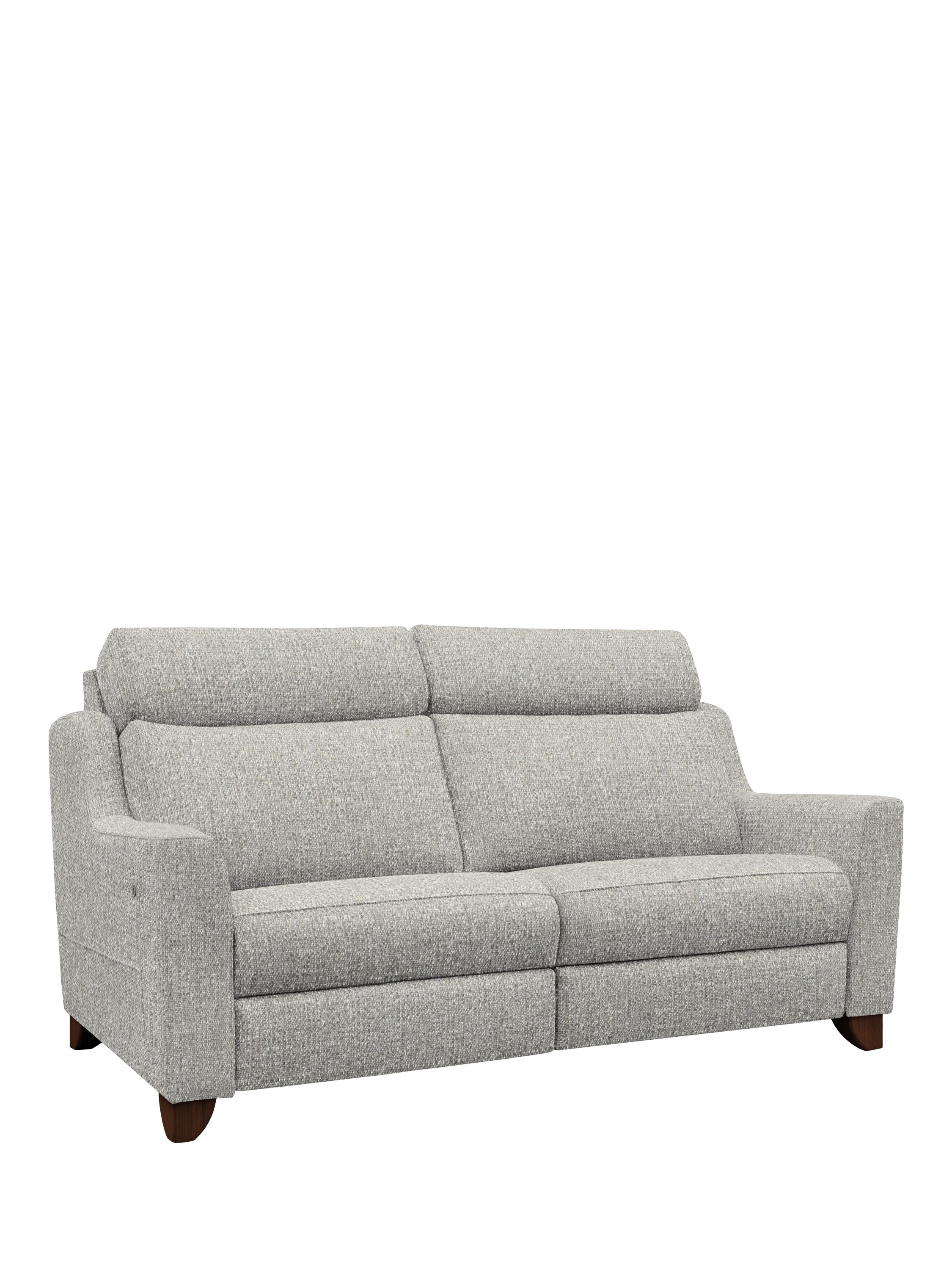 Bodella Range, Parker Knoll Bodella Large 2 Seater Static Recliner Sofa, Edith Easy Clean Silver