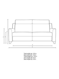 Parker Knoll Bodella Large 2 Seater Sofa - view 2, Edith Easy Clean Silver