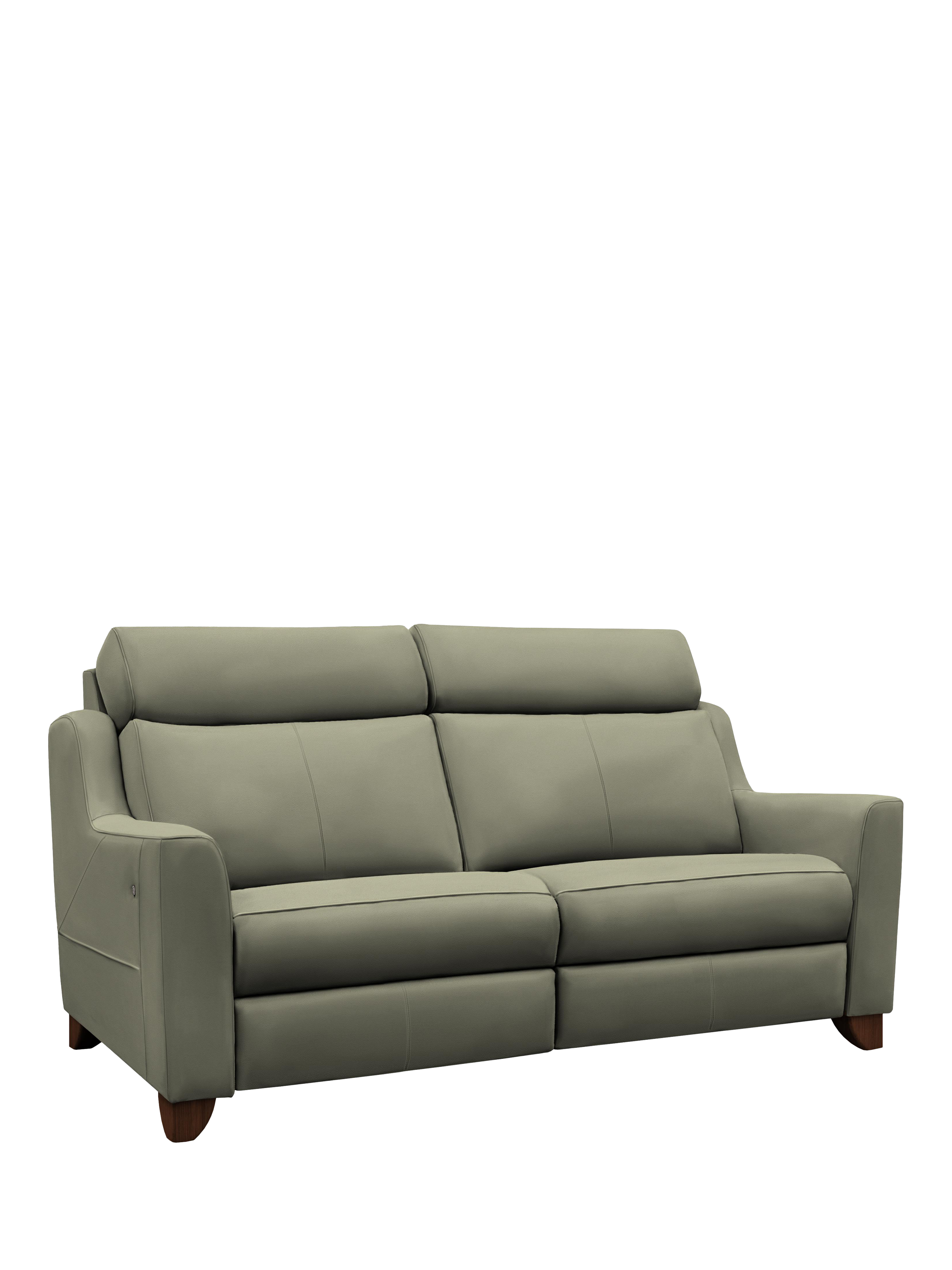 Bodella Range, Parker Knoll Bodella Large 2 Seater Leather Sofa, Madri Olive