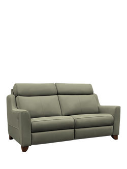 Parker Knoll Bodella Large 2 Seater Leather Sofa, Madri Olive
