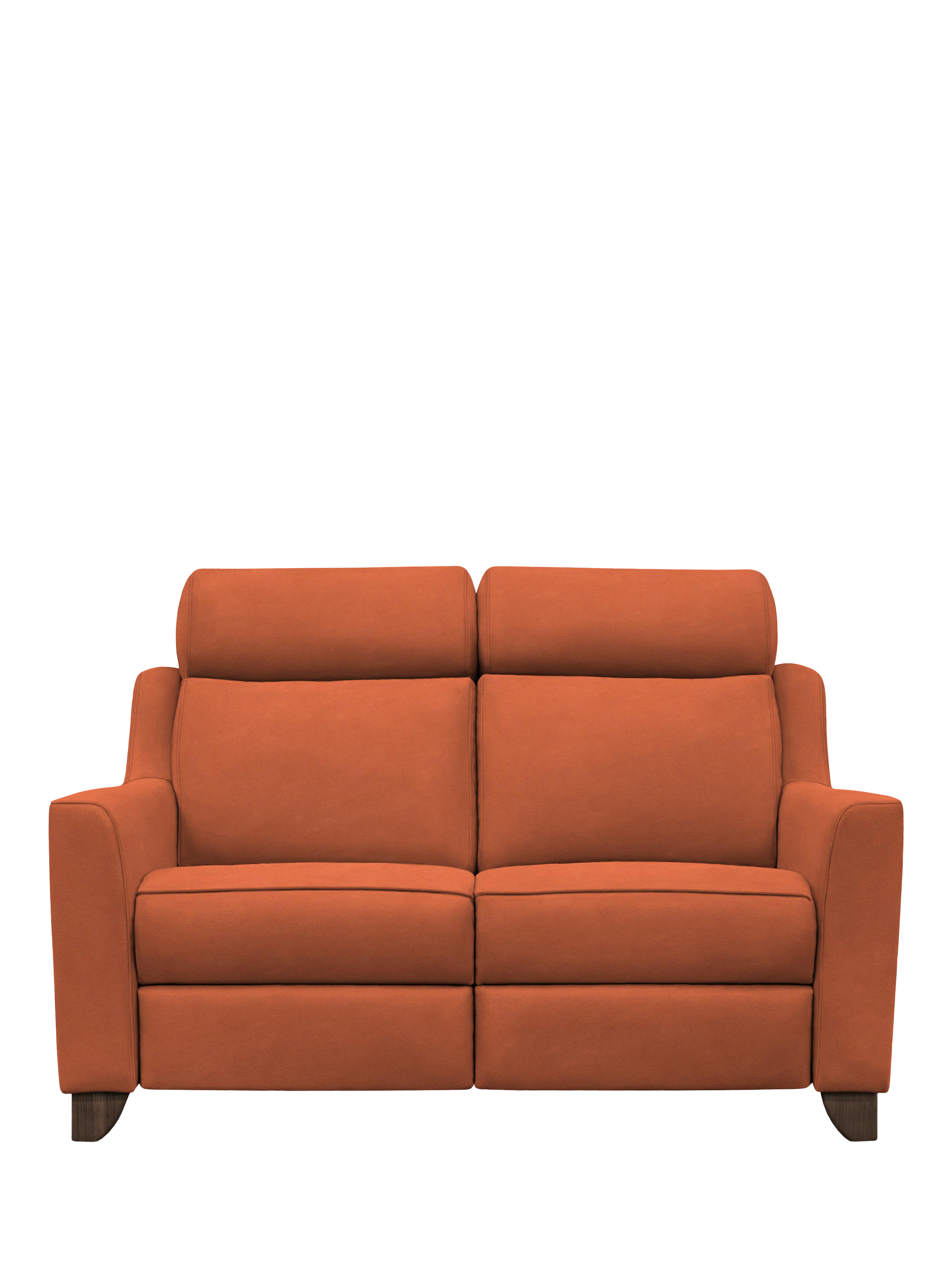 Bodella Range, Parker Knoll Bodella Medium 2 Seater Static Recliner Sofa, Velvet Rust