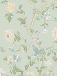 Laura Ashley Summer Palace Wallpaper, Eau de Nil
