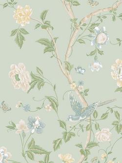 Laura Ashley Summer Palace Wallpaper, Eau de Nil, Eau De Nil