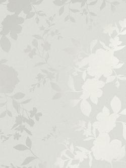 Laura Ashley Westborne Wallpaper, Silver, Silver