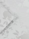 Laura Ashley Westborne Wallpaper, Silver