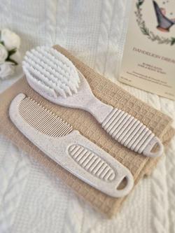 Bumbles & Boo Darling Little Lamb Baby Gift Hamper with Personalised Card - view 2, Caramel/White