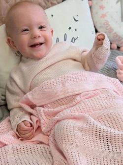 Bumbles & Boo Marshmallow Dreams Baby Hamper with Personalised Card - view 2, Rasberry Pink & White