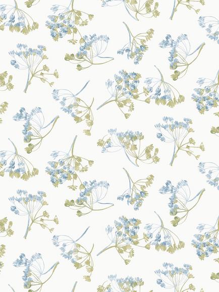 Laura Ashley Avonbury Wallpaper, Hedgerow Green, Hedgerow Green