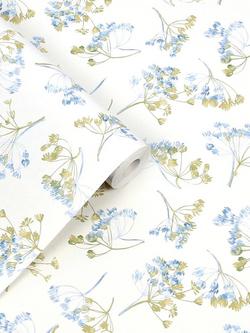 Laura Ashley Avonbury Wallpaper, Hedgerow Green - view 2, Hedgerow Green