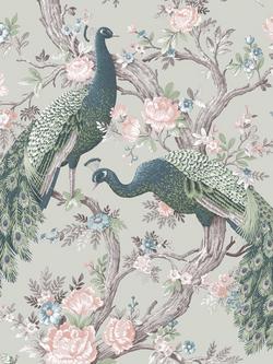 Laura Ashley Belvedere Wallpaper, Sage Green