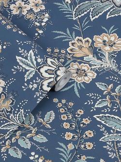 Laura Ashley Marlbrook Wallpaper - view 2, Dusky Seaspray