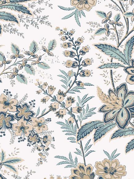 Laura Ashley Marlbrook Wallpaper, Pale Linen