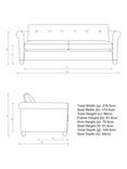 John Lewis Kingham Split Cushion Grand 4 Seater Sofa