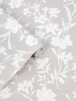 Laura Ashley Rye Wallpaper - view 2, Dove Grey