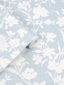Laura Ashley Rye Wallpaper - view 2, Pale Seaspray