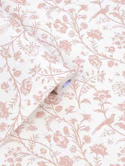 Laura Ashley Shepherds Purse Wallpaper, Dark Blush - view 2, Dark Blush