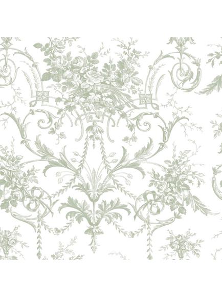 Laura Ashley Tuileries Wallpaper, Sage Green