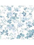 Laura Ashley Yewland Wallpaper, Seaspray