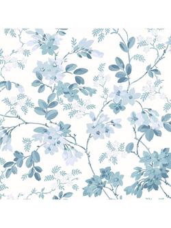 Laura Ashley Yewland Wallpaper, Seaspray, Seaspray