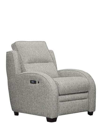 Parker Knoll Charleston II Power Recliner Armchair, Edith Easy Clean Silver