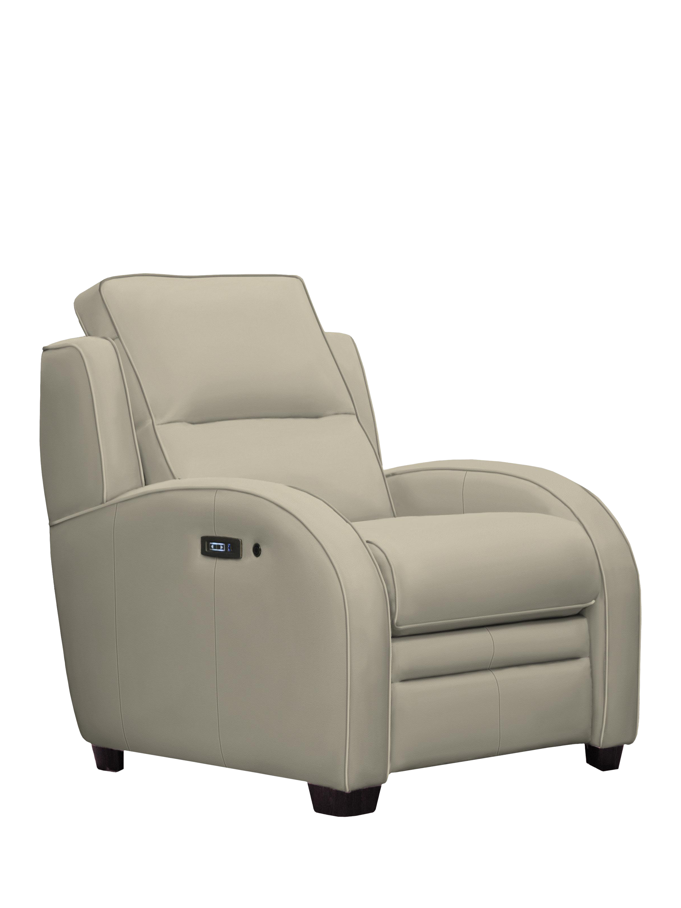 Charleston II Range, Parker Knoll Charleston II Power Recliner Leather Armchair, Madri Dove