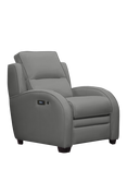 Parker Knoll Charleston II Power Recliner Leather Armchair, Madri Steel Leather