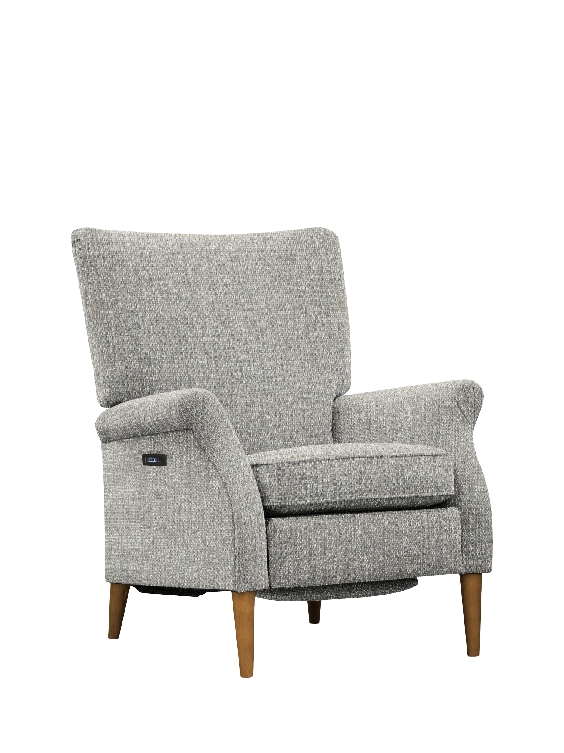 Classic Range, Parker Knoll Classic Motion Recliner High Back Armchair, Edith Ec Silver