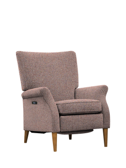 Parker Knoll Classic Motion Recliner High Back Leather Armchair, Contour Sunset