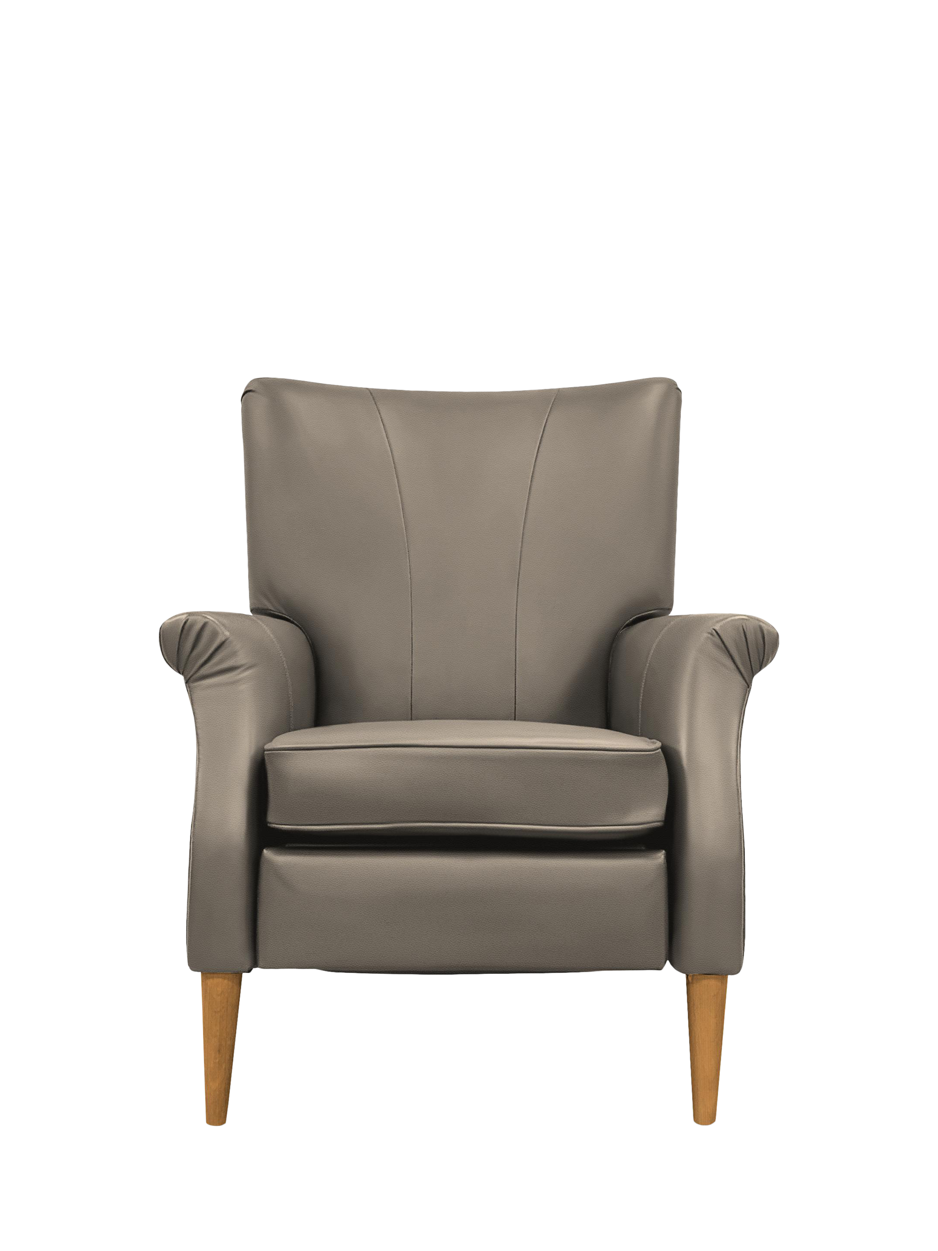 Classic Range, Parker Knoll Classic Motion Recliner High Back Leather Armchair, Madri Mushroom